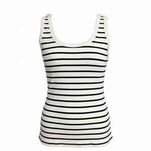 Plus Size White Birch Ribbed Tank Top